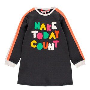 Colorful Lettered Charcoal Dress